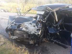 Motoristas morrem após colisão frontal na BR 316, em Maribondo