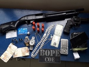 Força Tarefa apreende armas de fogo e crack na periferia de Maceió