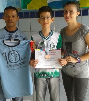 Estudante de Arapiraca consegue 3º lugar na Olimpíada de Matemática