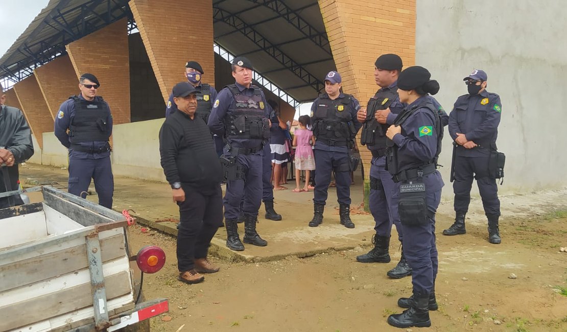 Guarda Civil Municipal recebe denúncia de invasão de casas no conjunto Brivaldo Medeiros