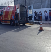 [Vídeo] Acidente entre motos deixa três feridos no Distrito Industrial de Maceió