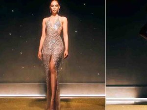 Miss Tailândia usa vestido de lacres de latinha em homenagem ao pai, que é catador de recicláveis