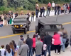 Jipe desgovernado atropela público na calçada em desfile de 7 de Setembro em SC