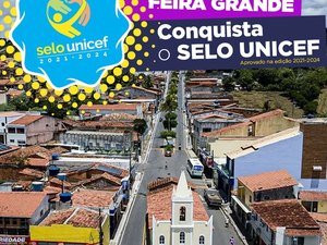 Município de Feira Grande conquista Selo Unicef em reconhecimento de suas políticas públicas