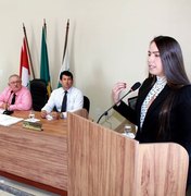 Luana Omena assume cadeira na Câmara Municipal de Messias 