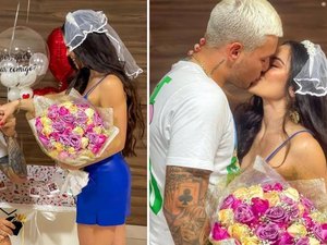 'Ele vai sair do reality direto para o casamento', diz noiva de MC Gui