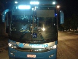 Criminosos  assaltam ônibus interestadual