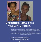 Mãe e filha que moram em Piaçabuçu estão desaparecidas há uma semana
