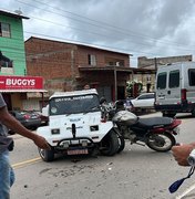 Colisão entre buggy e moto deixa feridos em Maragogi