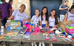 Feira do Desapego foi voltada para alunos do 1º ao 5º ano
