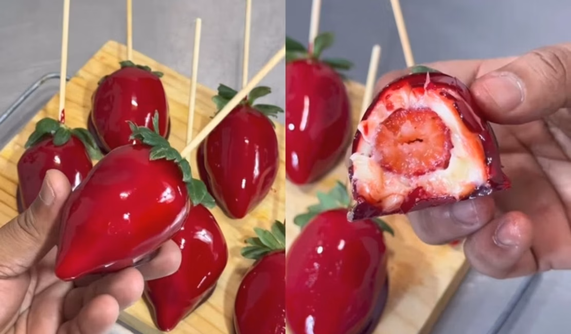 Morango do amor: chef ensina receita que está bombando nas redes