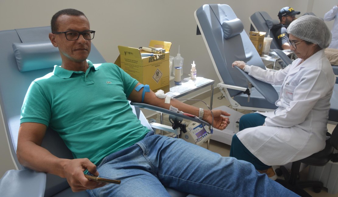 Hemoal leva equipes itinerantes para coletar sangue em Arapiraca e São Miguel dos Campos neste sábado (7)
