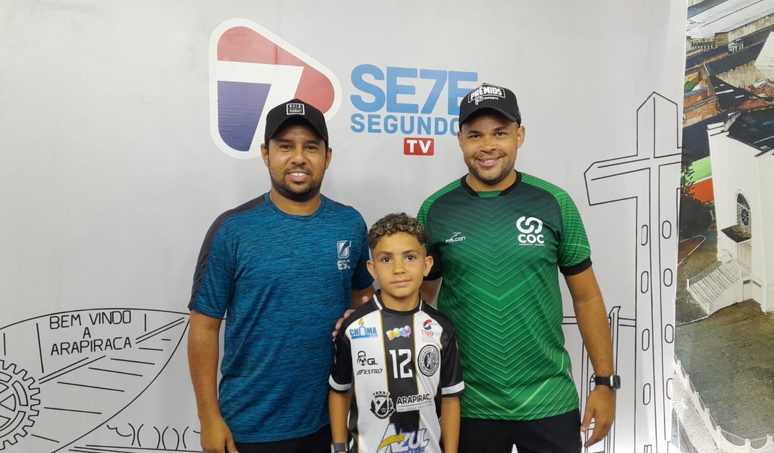 [Vídeo] Menino de Arapiraca alcança sonho de ser convocado para Seleção Brasileira de Fut-7 e vai disputar o Sul-Americano Sub-10