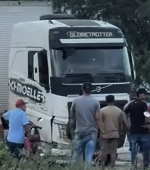 Motociclista é arrastado por carreta e sobrevive após acidente na BR- 423, em Ouro Branco