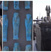 Novas descobertas no Egito incluem múmias, papiro e amuletos com 3.400 anos