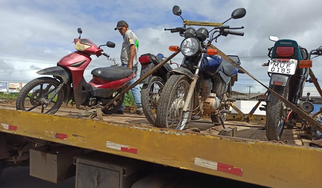 BPRV realiza nova blitz na AL 220 e apreende motos irregulares em Arapiraca