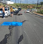 Colisão entre carro e moto deixa homem morto na AL-210 em Rio Largo