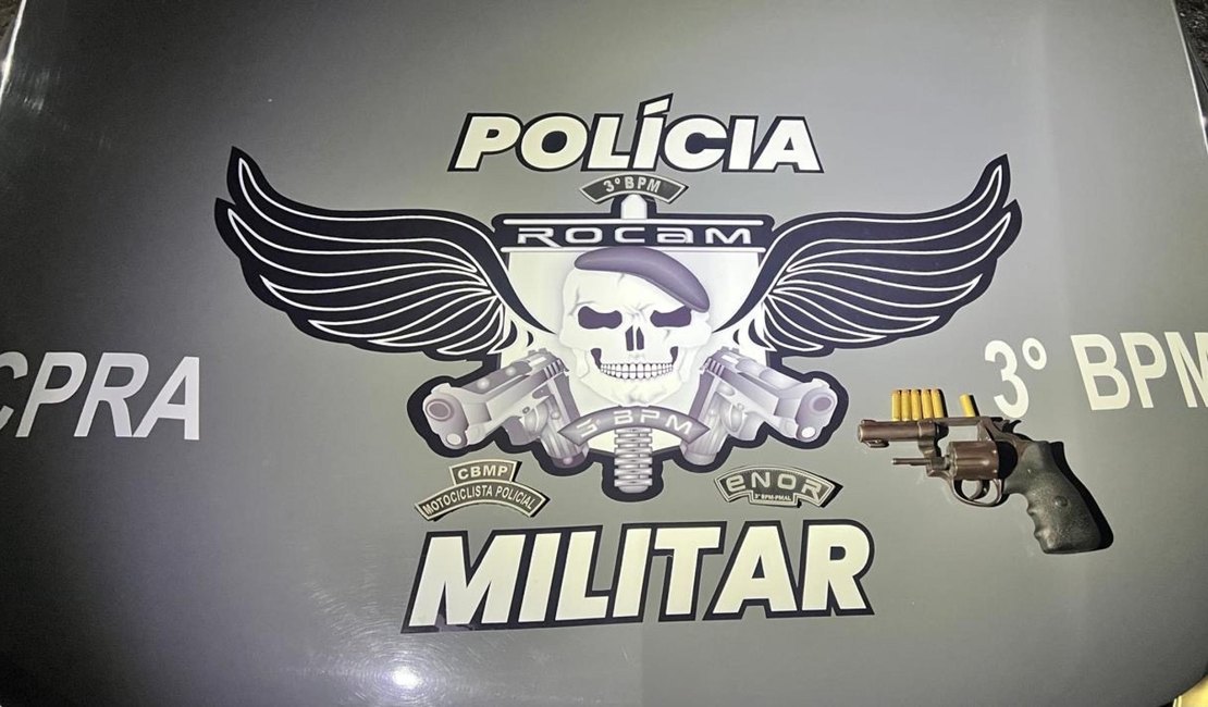 Foragido da justiça e armas são apreendidas durante ações em Arapiraca e Marechal Deodoro