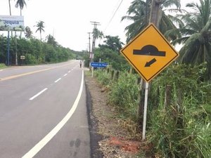 DER inicia sinalização nos acessos ao município de Jequiá da Praia