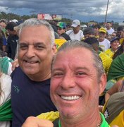 Em caminhada até Brasília, Cabo Bebeto celebra chegada de Alfredo Gaspar e diz: “O meu senador veio”