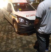 Acidente envolvendo ambulância é registrado na AL 220, em Arapiraca 