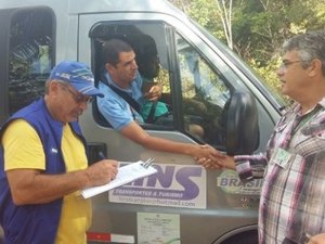 Fiscalização autua 10 condutores de veículos de turismo por irregularidades