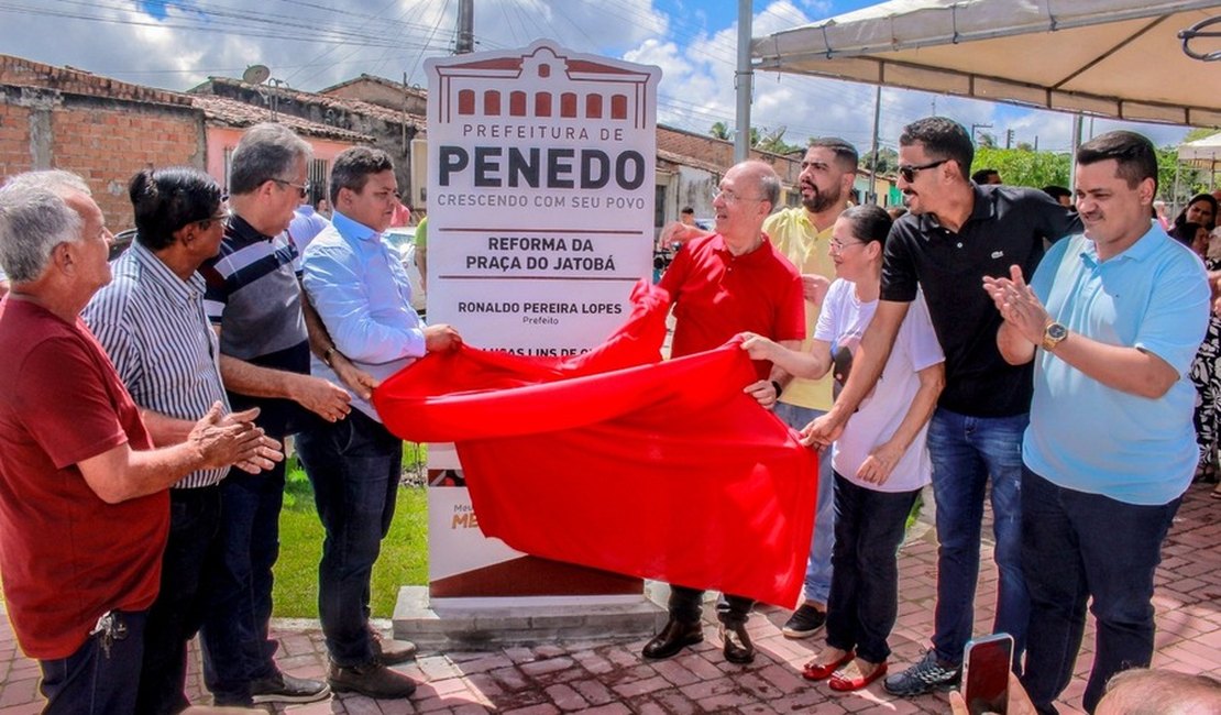 Ronaldo Lopes inaugura Praça do Jatobá e anuncia mais investimentos para a comunidade