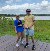 Whindersson Nunes faz ensaio 'turistando' com Joelma por Belém do Pará