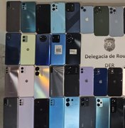 Polícia Civil de Alagoas recupera 63 celulares roubados