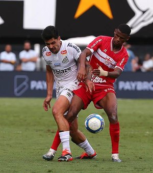 CRB vence o Santos  por 2 x 0 e garante permanência na Série B