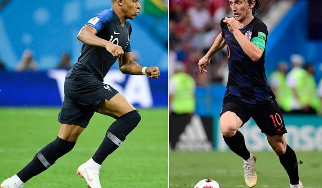 França e Croácia decidem hoje a final da Copa do Mundo