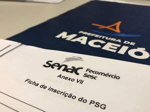 Sine Maceió e Senac abrem mais de 100 vagas para cursos profissionalizantes gratuitos