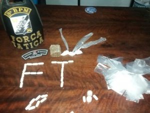 Homem em condicional é preso suspeito de tráfico de drogas