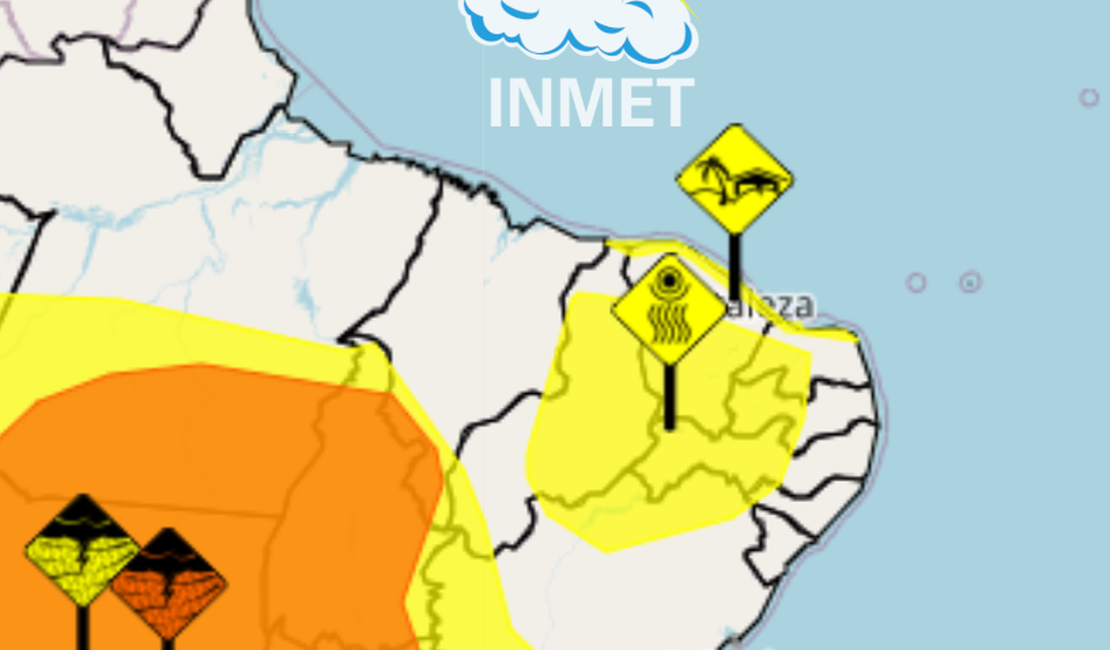 Inmet emite alerta de baixa umidade do ar em 8 municípios do Sertão alagoano