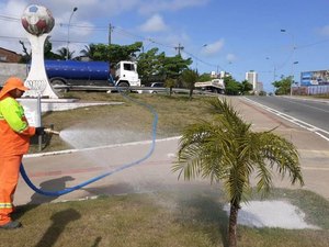 Canteiros públicos de Maceió ganham irrigação sustentável com chorume tratado