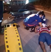 Motociclista  sofre grave acidente de trânsito em Arapiraca