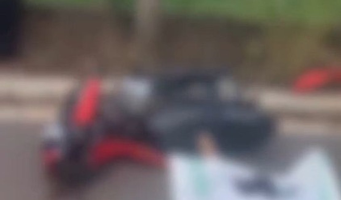 Motociclista morre ao colidir violentamente contra poste no município de Estrela de Alagoas
