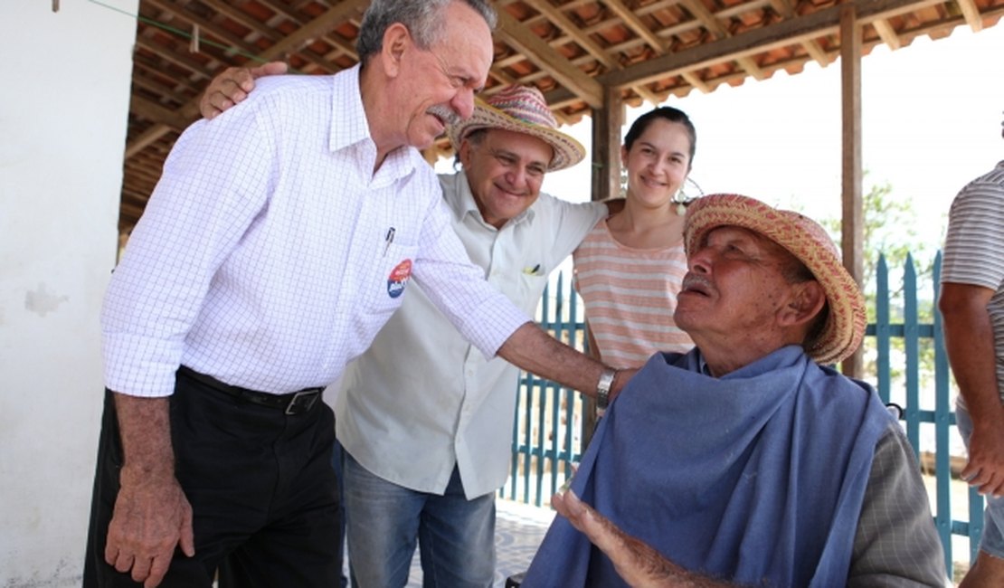 Em campanha, Biu de Lira realizou visitas em Girau do Ponciano