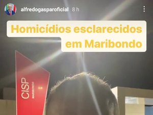 [Vídeo] Em Maribondo,  Secretário de Segurança Pública divulga prisão de homicida