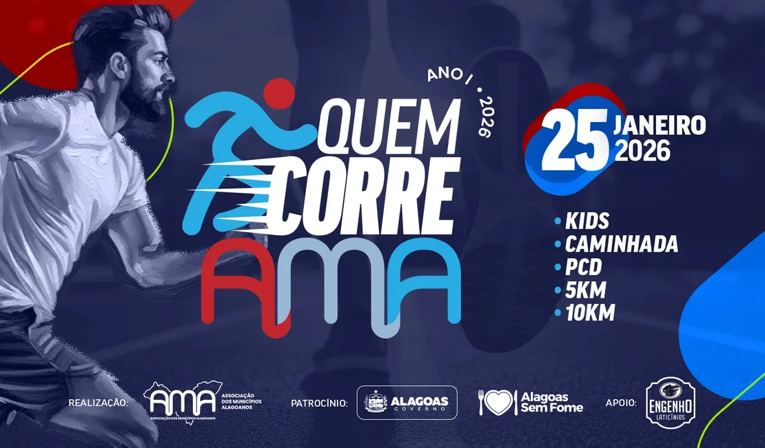 Corrida “Quem Corre AMA” abre segundo lote; saiba como participar