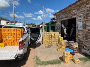 Promotoria de Igreja Nova flagra centenas de bebidas alcoólicas fora da validade 