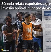 Eliminação do ASA na Copa do Brasil termina em tumulto, invasão de campo e cinco expulsões, aponta súmula