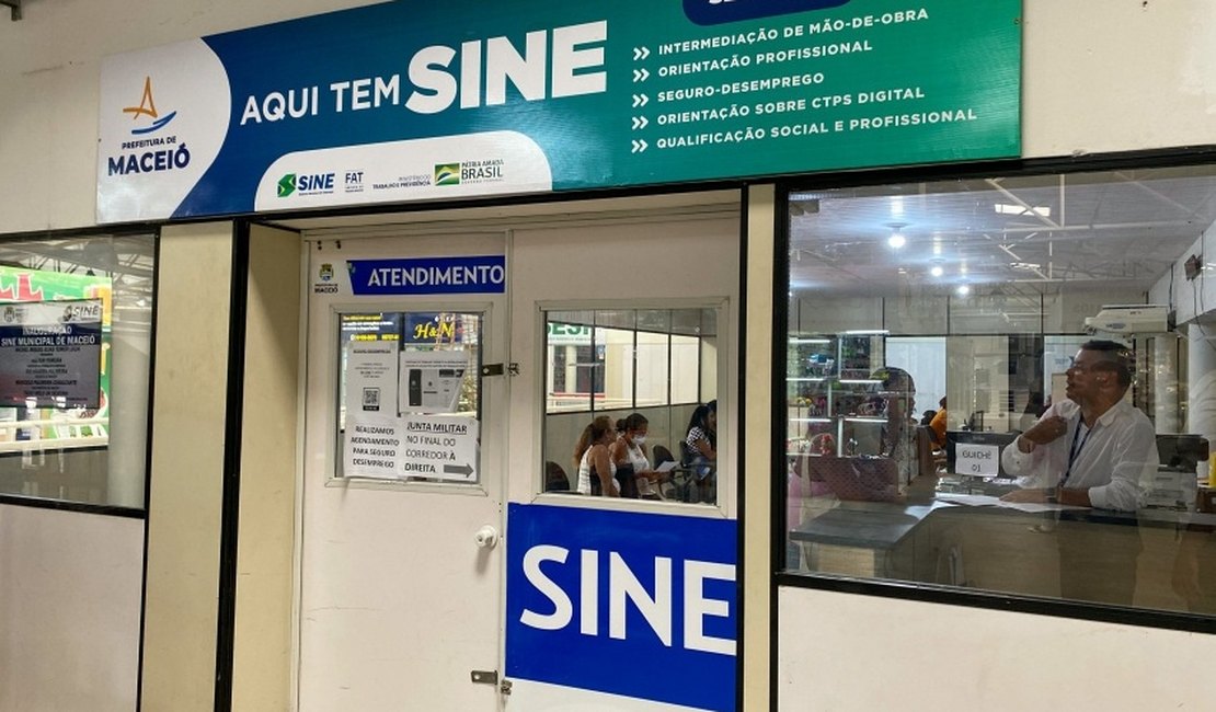 Secretaria do Trabalho disponibiliza 1.254 vagas de emprego pelo Sine Maceió