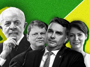 Meio/Ideia: Lula empata com Tarcísio, Flávio e Michelle no 2º turno