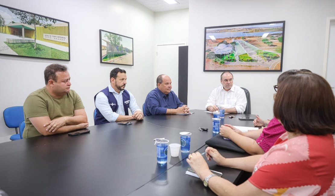 Luciano Barbosa recebe secretário de Saúde do Estado para fortalecer parcerias