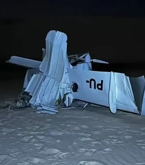 Avião de pequeno porte cai nos Lençóis Maranhenses e deixa dois mortos
