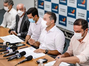 Renan Filho cobra aprovação de projeto de lei que obriga uso de máscaras em AL