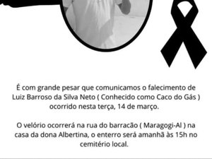 Jovem é assassinado no Risca Faca de Maragogi