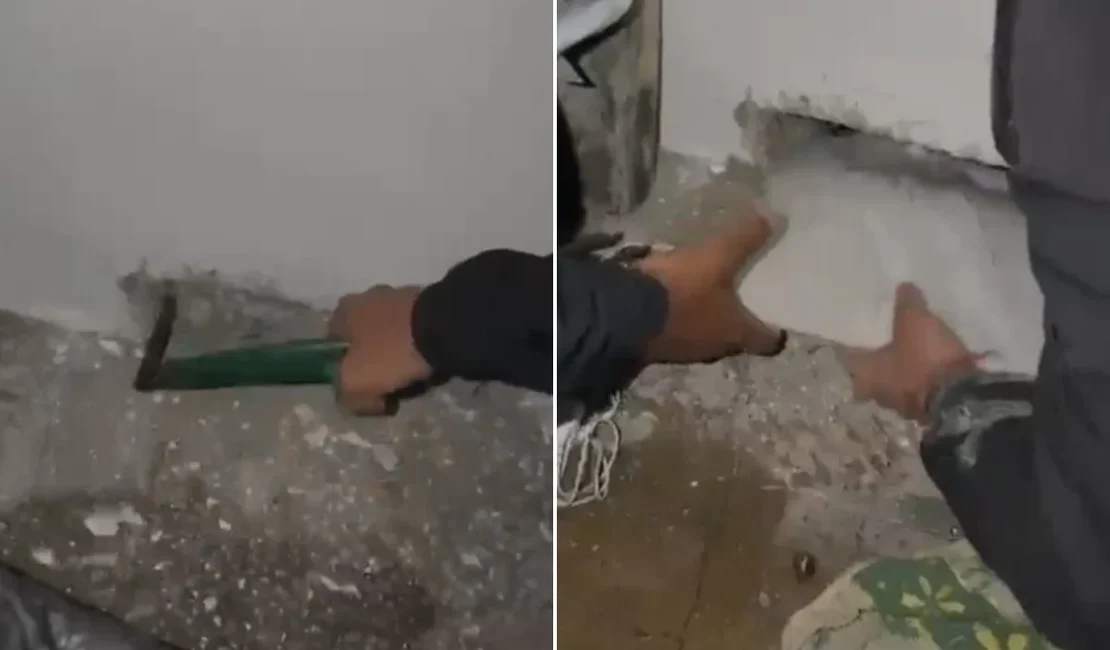 Policiais encontram antenas starlink na parede de cela em presídio do Rio