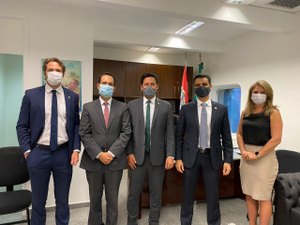 JHC, Cunha e Vilela participam de reunião em Brasília para pedir que aumento na tarifa de água seja apurado